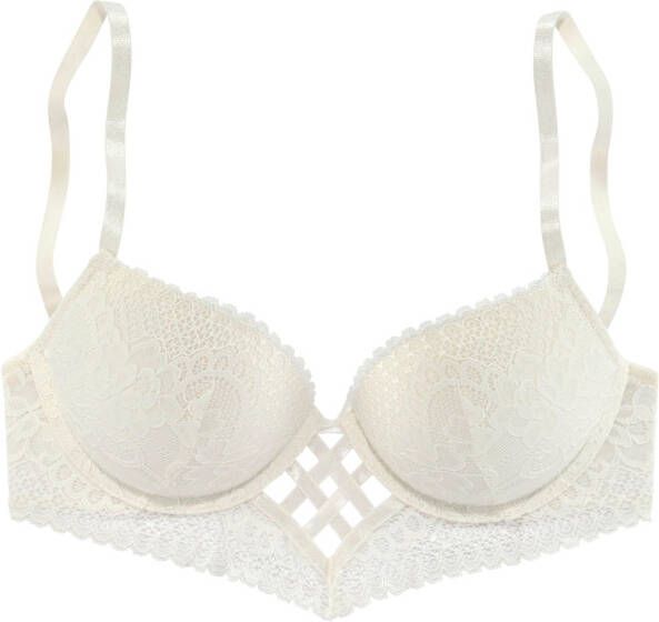 Lascana Push-up-bh in prachtige vlecht-look sexy dessous