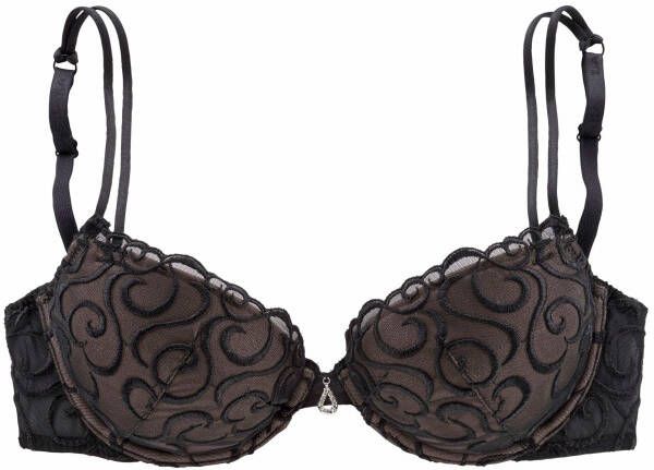 Lascana Push-up-bh met spannend borduurwerk sexy lingerie sexy ondergoed