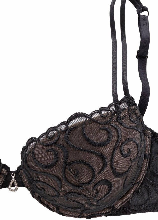 Lascana Push-up-bh met spannend borduurwerk sexy lingerie sexy ondergoed