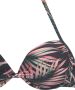 Lascana Push-upbikinitop Reese met palm print - Thumbnail 3