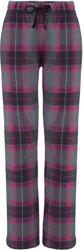 Lascana Pyjama met behaaglijk zachte flannellen broek (2-delig 1 stuk)