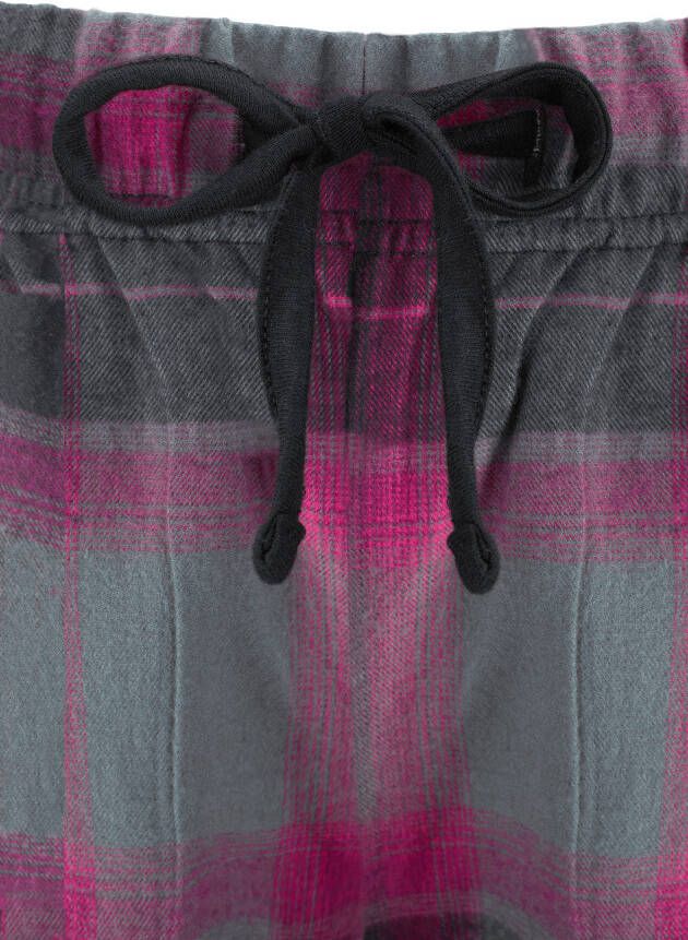 Lascana Pyjama met behaaglijk zachte flannellen broek (2-delig 1 stuk)