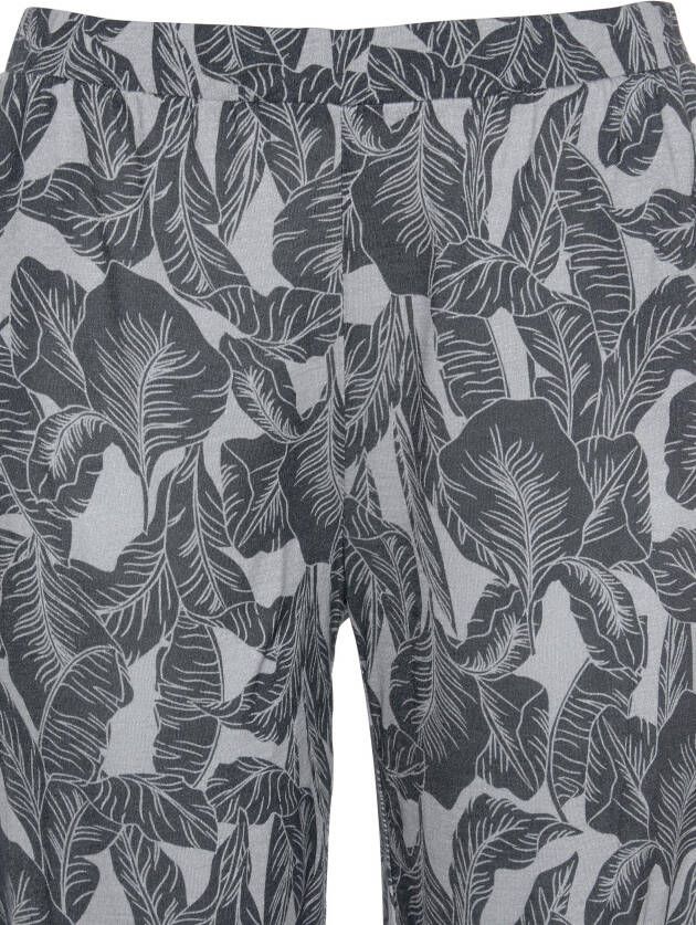 Lascana Pyjama met leaf-print (2-delig 1 stuk)