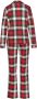 Lascana Pyjama met ruitprint (2-delig Incl. slaapmasker) - Thumbnail 4