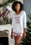 Lascana Pyjama top met belettering - Thumbnail 8