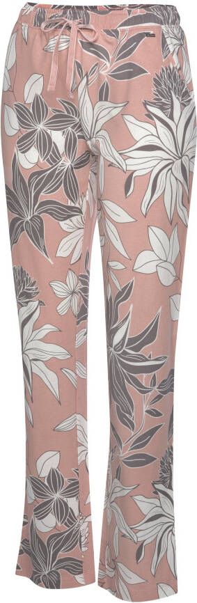 Lascana Pyjamabroek met bloemenprint