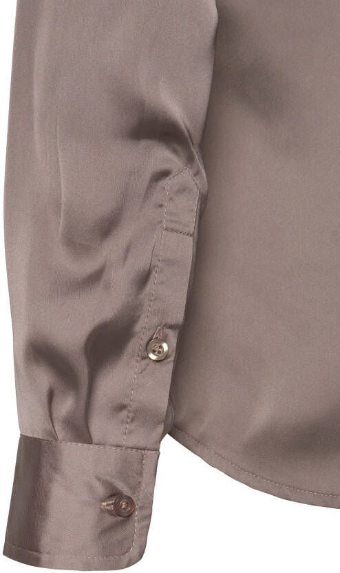 Lascana Satijnen blouse met iets glanzend oppervlak