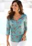 Lascana Shirt met 3 4-mouwen in modieuze blouse-look (Set van 2) - Thumbnail 2