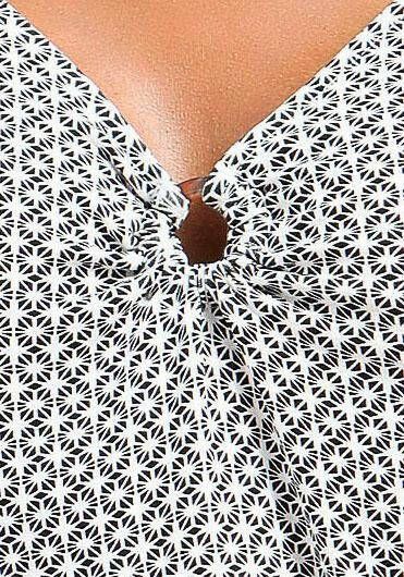 Lascana Shirt met 3 4-mouwen met ingewerkte ring in hoorn-look voor (Set van 2)