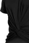 Lascana Shirt met korte mouwen in korte lengte crop top t-shirt met knoopdetails aan de voorkant - Thumbnail 4