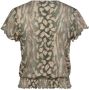 Lascana Shirt met korte mouwen met animal print overhemdblouse met v-hals casual-chic - Thumbnail 4