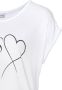 Lascana Shirt met korte mouwen met print aan de voorkant t-shirt van zachte viscose casual-chic - Thumbnail 5