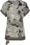 Lascana Shirt met korte mouwen met paisley print en strikdetail v-hals overhemdblouse - Thumbnail 4