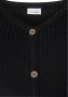 Lascana Shirt met korte mouwen van geribde stof met decoratieve knoopsluiting t-shirt v-hals - Thumbnail 5