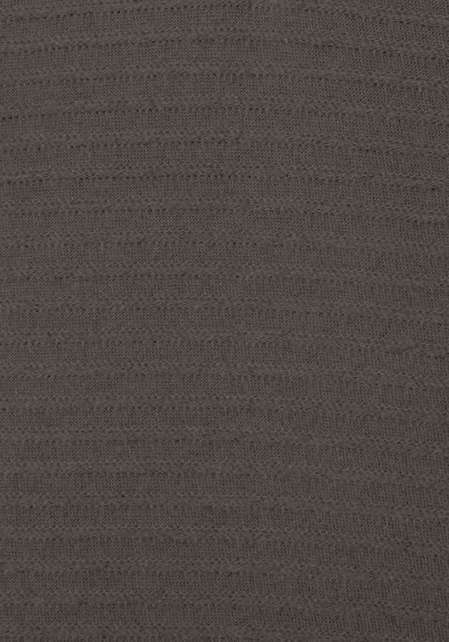 Lascana Shirt met lange mouwen van gestructureerd materiaal (1-delig)