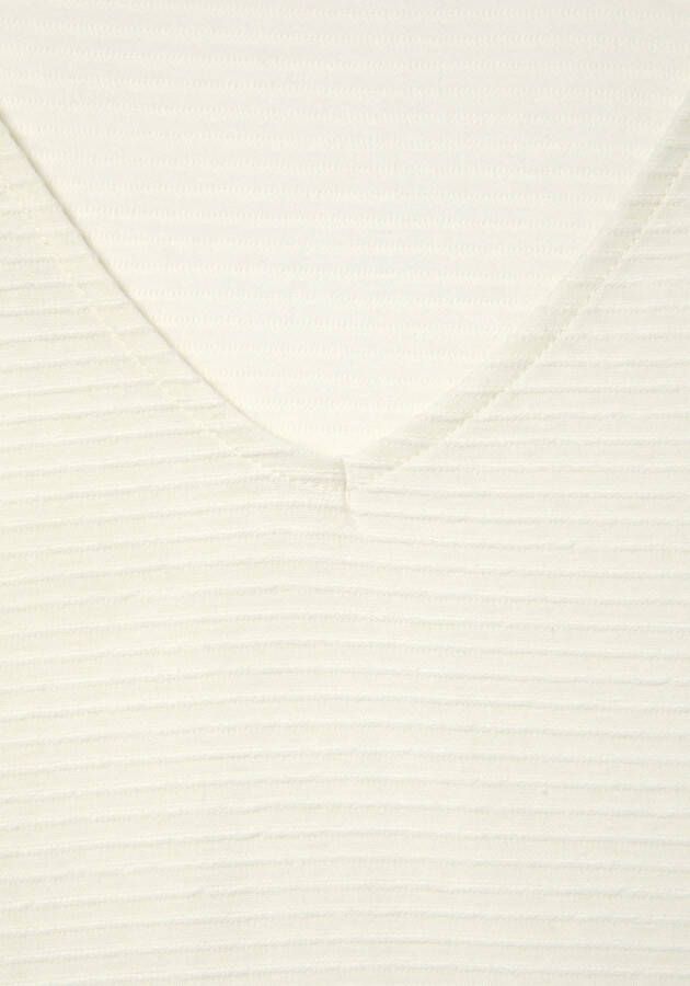Lascana Shirt met lange mouwen van gestructureerd materiaal (1-delig)