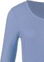 Lascana Shirt met lange mouwen in modieuze piqué-look - Thumbnail 3