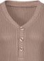 Lascana Shirt met lange mouwen van modieus ribmateriaal - Thumbnail 3