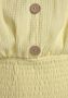Lascana Shirt met V-hals met brede gesmokte zoom en kraag overhemdblouse zomers - Thumbnail 5