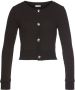 Lascana Shirtjasje van zachte geribde stof katoenen cardigan vest gebreid vest basic - Thumbnail 2