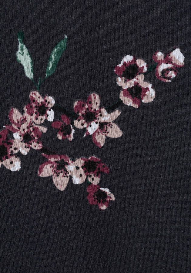 Lascana Shirttop met kleine kapmouwtjes en bloemenprint (Set van 2)