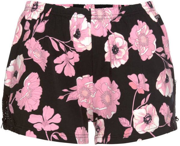 Lascana Short met kanten inzetten