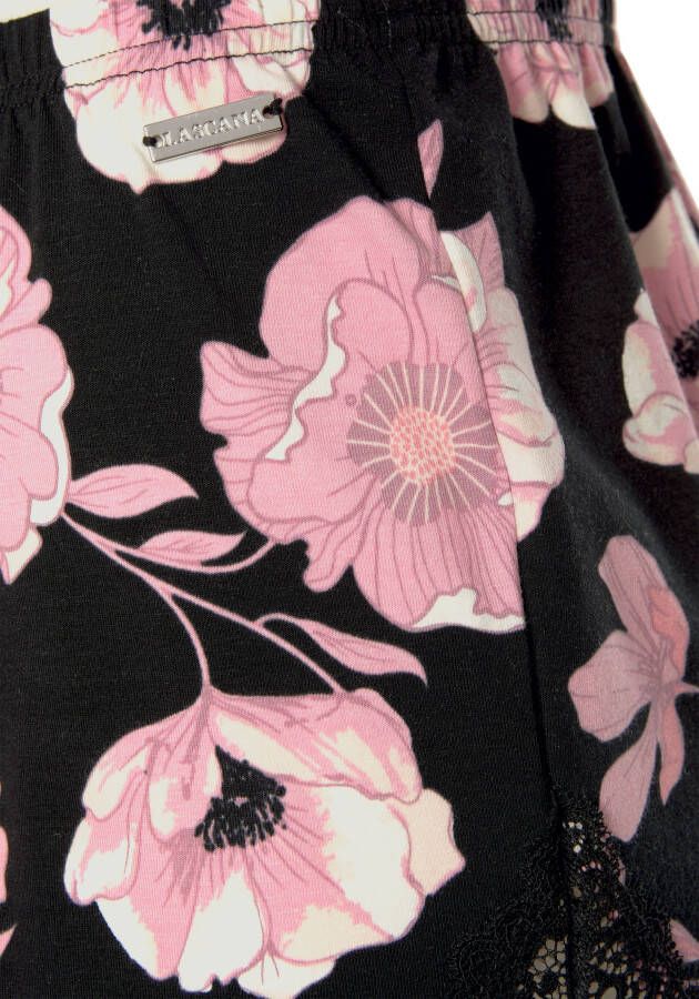 Lascana Short met kanten inzetten