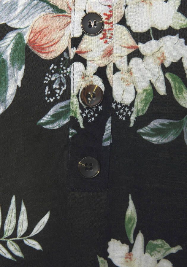 Lascana Strandjurk met bloemenprint mini jurk zomerjurk