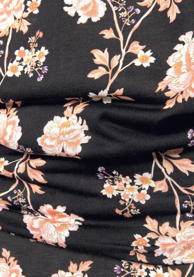 Lascana Strandjurk met bloemen alloverprint kort zomerjurk minijurk