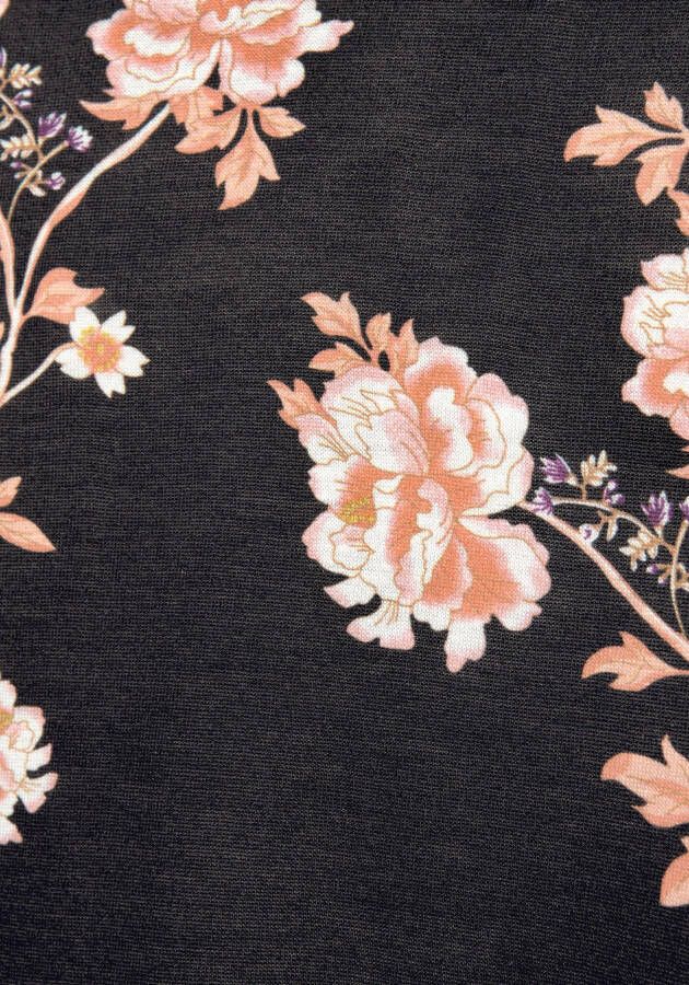 Lascana Strandjurk met bloemen alloverprint kort zomerjurk minijurk