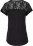 Lascana Strandshirt met kanten inzet t-shirt met korte mouwen elegant - Thumbnail 4