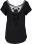 Lascana Strandshirt met kanten inzet t-shirt losse pasvorm casual-chic - Thumbnail 2