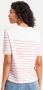Lascana T-shirt met strepen katoenen shirt met korte mouwen slanke look basic - Thumbnail 3