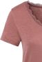 Lascana T-shirt met fijne kant bij de hals (set 2-delig) - Thumbnail 6