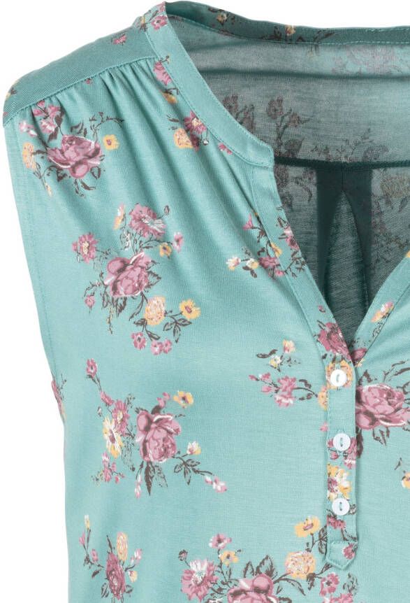 Lascana Shirttop in modieuze blouse-look (2-delig Set van 2)