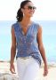 Lascana Shirttop in modieuze blouse-look (2-delig Set van 2) - Thumbnail 2