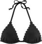 Lascana Triangel-bikinitop Scallop met gelaserde gegolfde rand - Thumbnail 2