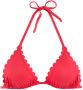 Lascana Triangel-bikinitop Scallop met gelaserde gegolfde rand - Thumbnail 2