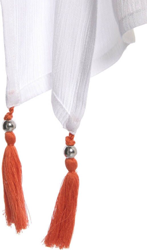 Lascana Tuniek gemaakt van crêpe viscose blousejurk strandkleding transparant