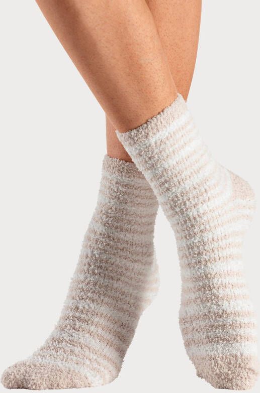 Lascana Wellness-sokken in zachte en warme pluiskwaliteit (set 4 paar)