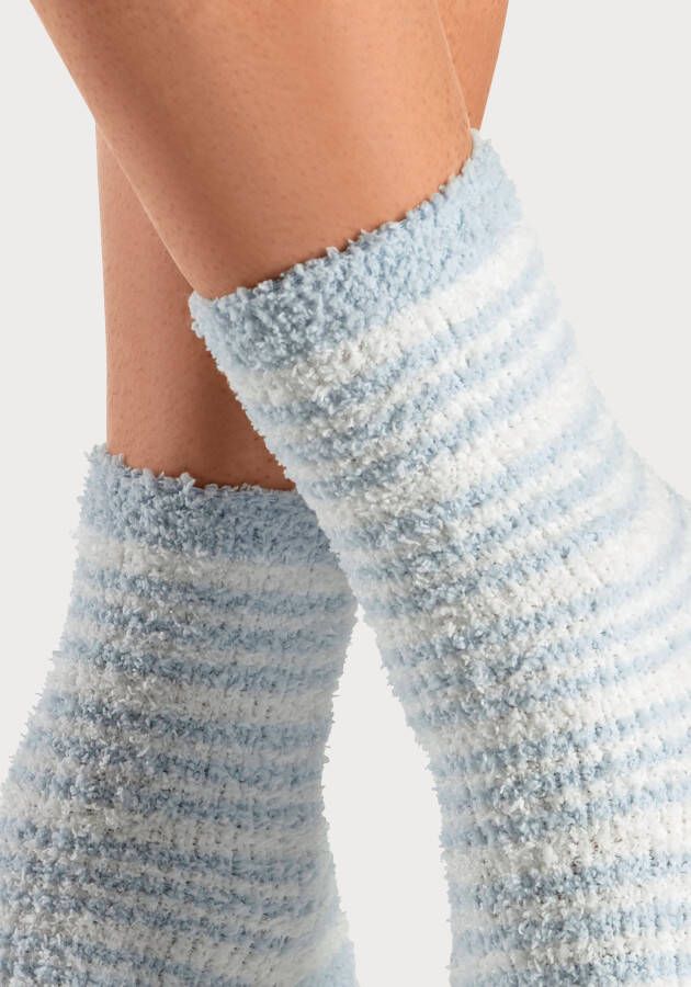 Lascana Wellness-sokken in zachte en warme pluiskwaliteit (set 4 paar)