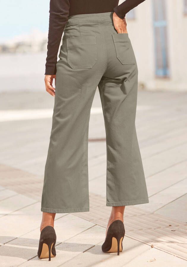 Lascana Wijde jeans in culotte-model