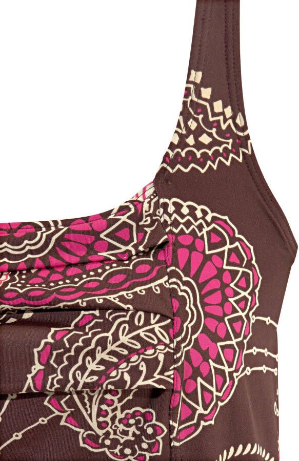 Lascana Zwemjurk met mooie print of unikleur