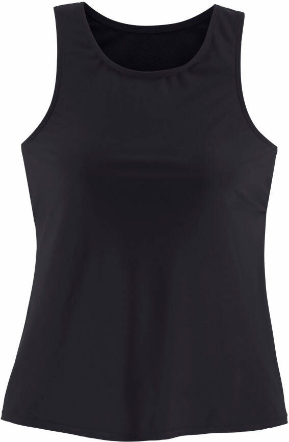 Lascana Zwemshirt met onderbuste-elastiek