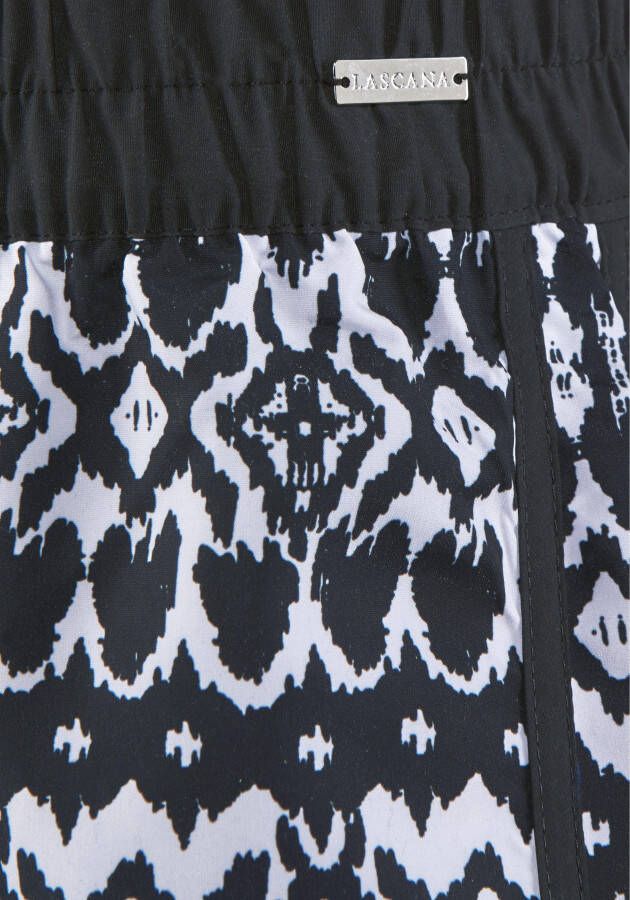 Lascana Zwemshort contrastrijke all-over print