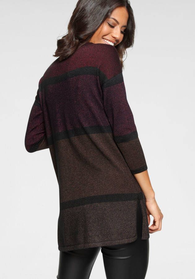 Laura Scott Lange trui met een fijn glanseffect