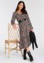 Laura Scott Midi-jurk met bloemmotief - Thumbnail 4