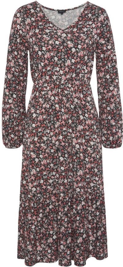Laura Scott Midi-jurk met bloemmotief