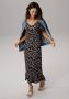 Laura Scott Midi-jurk met smokwerk - Thumbnail 5