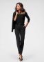 Laura Scott Shirt met ronde hals 3 4-mouw figuurgetailleerde snit - Thumbnail 5